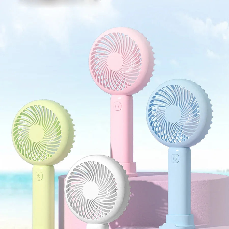 Mini Handheld Fan Mini Air Conditioner Portable Air Conditioner USB Rechargeable Fan Air Cooler Outdoor Travel Hand Fan